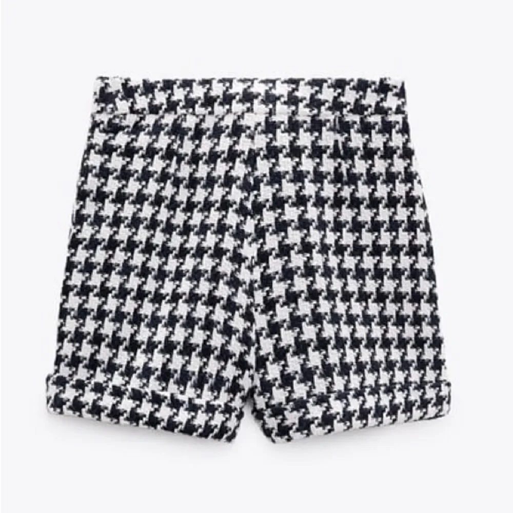 Zara Co-Ord Set Textured Bomber Shorts New - Picture 8 of 12